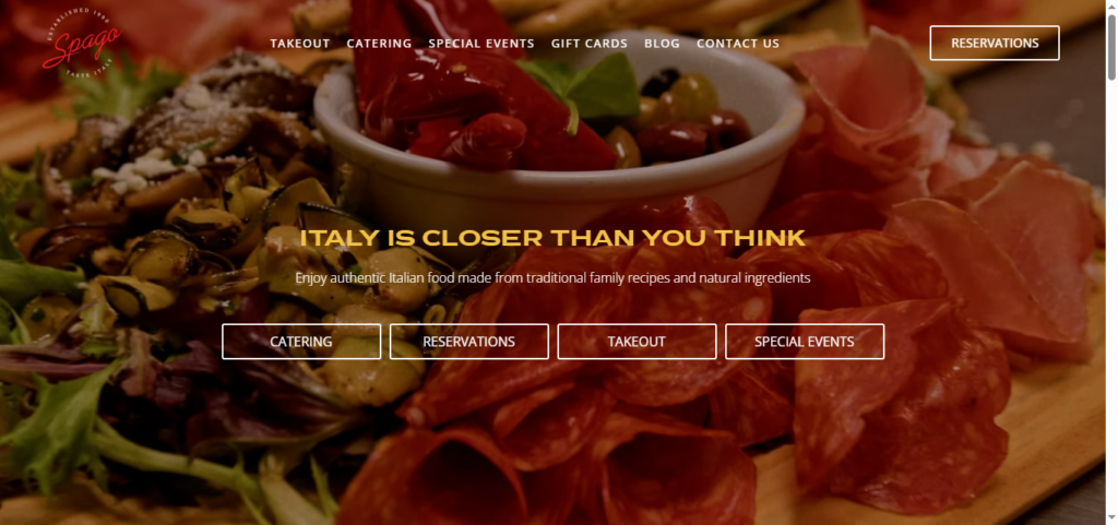 Spago Best Italian Restaurant