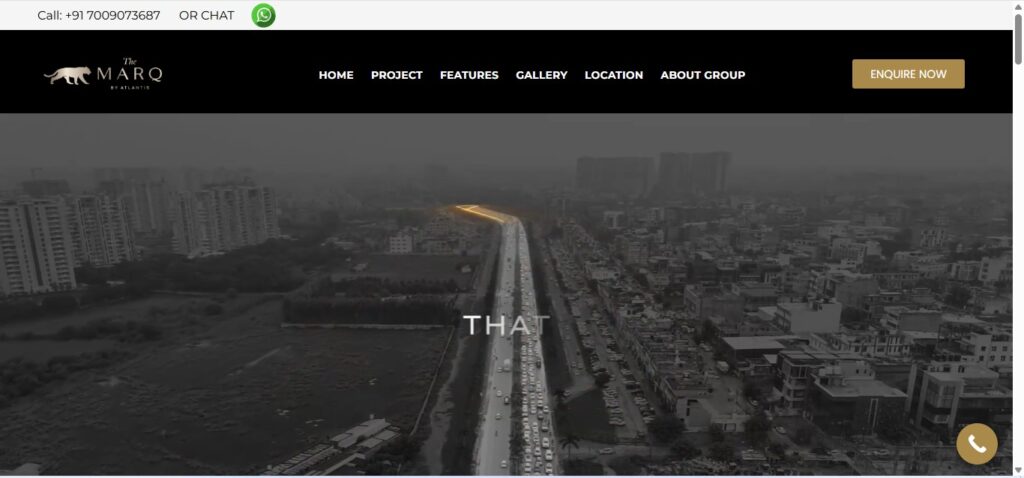 The Marq Atlantis project city aerial view