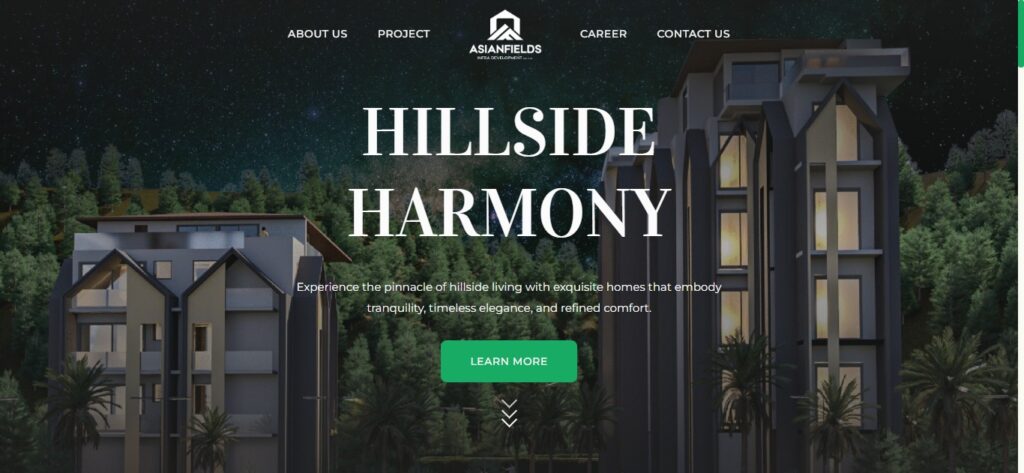 Hillside Harmony modern luxury homes