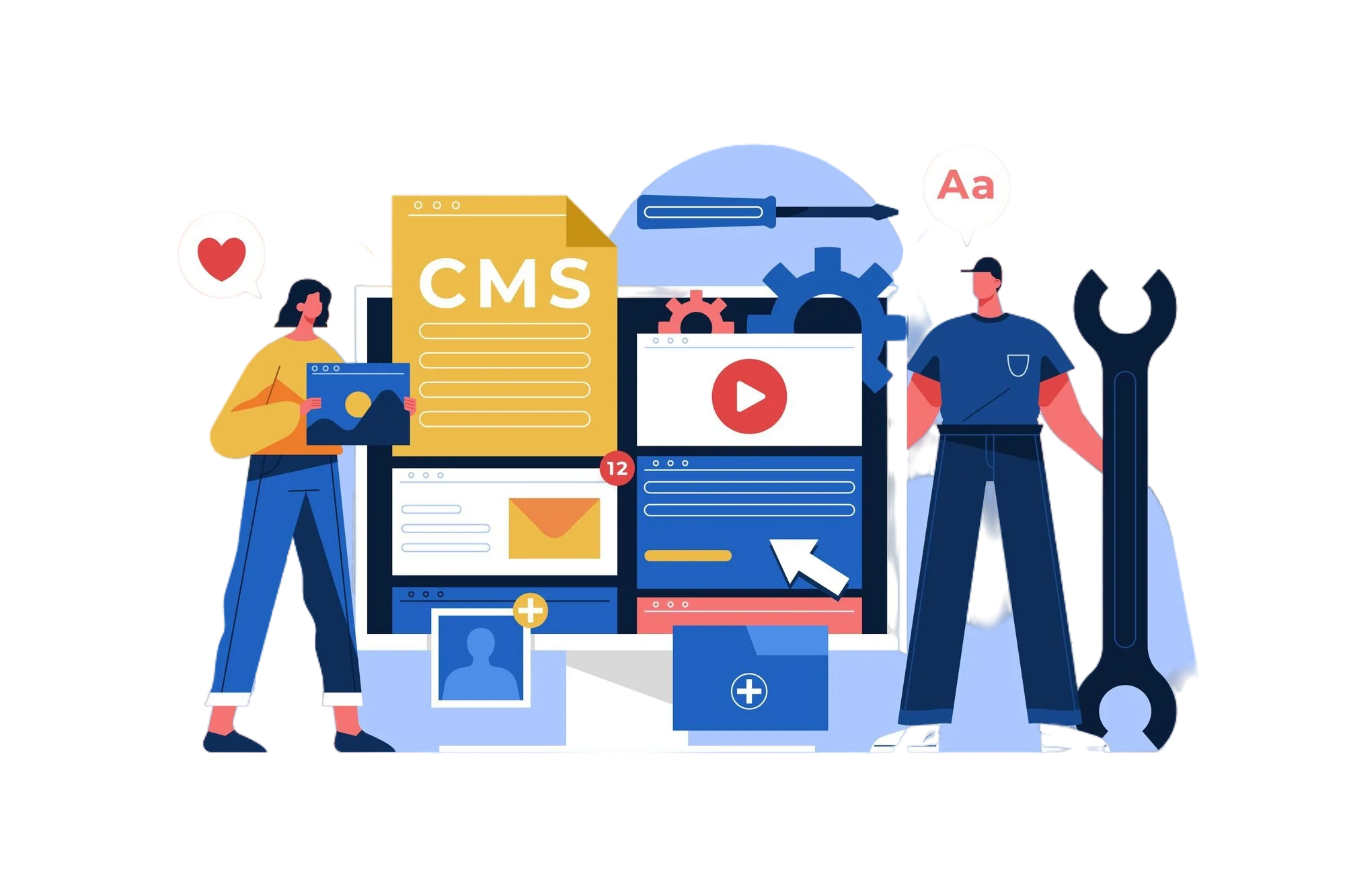 flat-design-cms-illustration