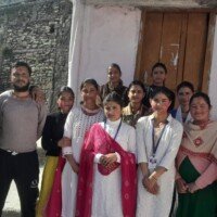 Traditional Holi celebration with family and friends